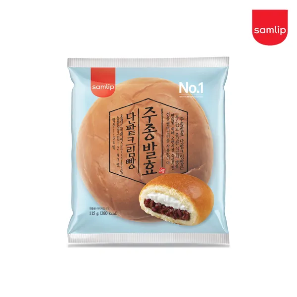 SPC삼립 주종단팥크림빵 6봉, 단품, 단품