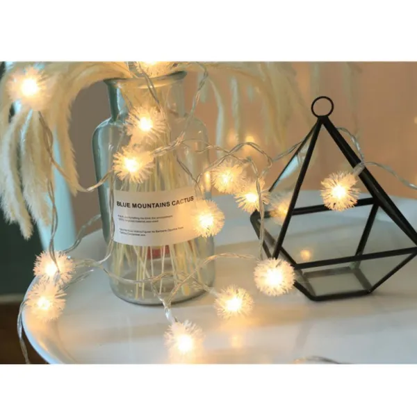원형눈송이 전구색 Xmas 파티전등 홈데코 조명장식 감성소품 파티전구