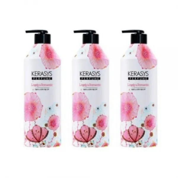 케라시스 러블리 앤 로맨틱 퍼퓸샴푸 꽃향, 980ml, 3개