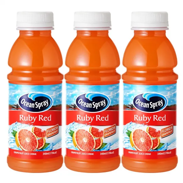 오션스프레이 루비레드자몽쥬스 340ml x 24개(1박스) 자몽주스 주스 음료, 24개
