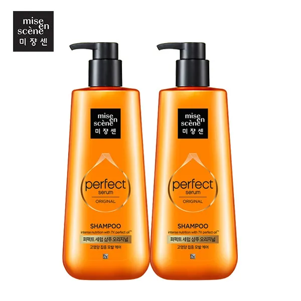  무료배송 미쟝센 퍼펙트세럼 샴푸 오리지널680ml 2개