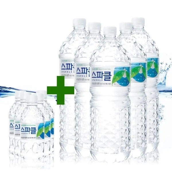 스파클 스파클 빈병 회수 대리점배송 생수 2리터×24병 6병×4팩 +330ml×24병 단품 기타