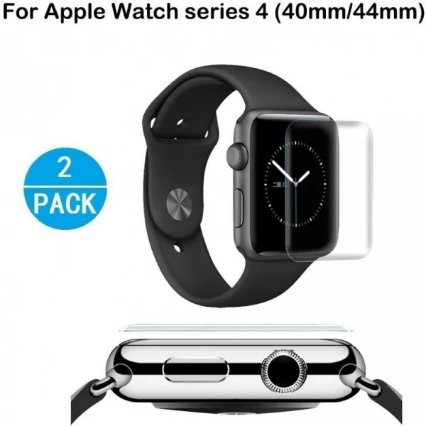 Apple Watch Series 4 화면 보호기 3 D 곡면 전면적으로 보호 된 44mm / 40mm 방수 방지 오일 투명하고 단일상품 단일상품