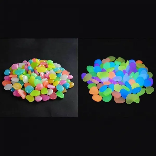 어항 꾸미기 야광 자갈 어항돌 야광돌맹이 실내 인테리어 조경돌 자갈돌 장식 가든 장식용 혼합