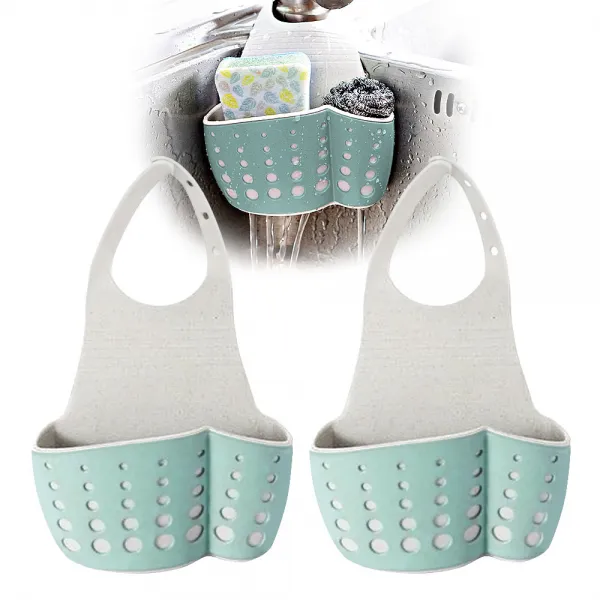 아름몰 다용도 수세미 걸이 1+1 1세트 민트+민트