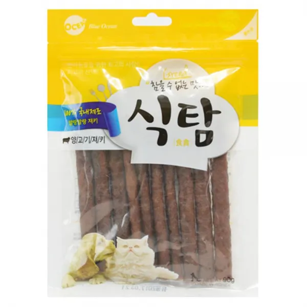 치와와 개고기간식 빠삐용 소형견 건강 양고기져키, 1개