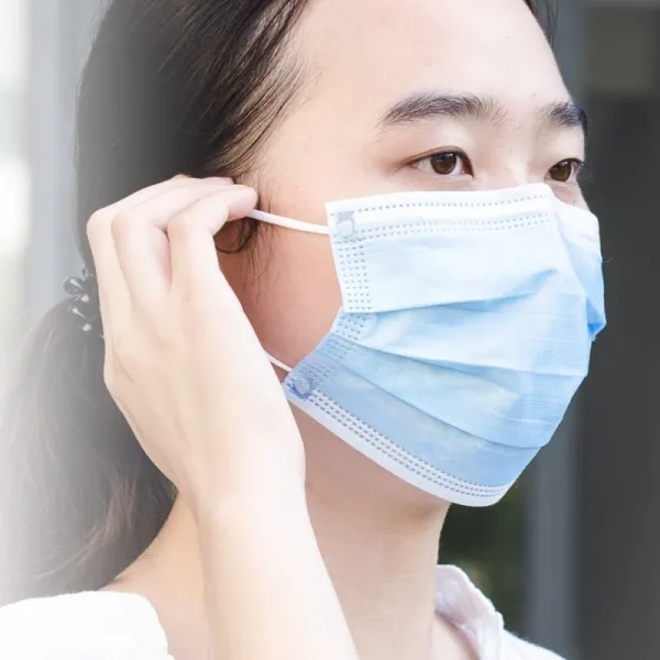 XD 얼굴 입 가면 반대로 오염 3 개의 층 먼지 방지 방어적인 외과, 1팩, 10개