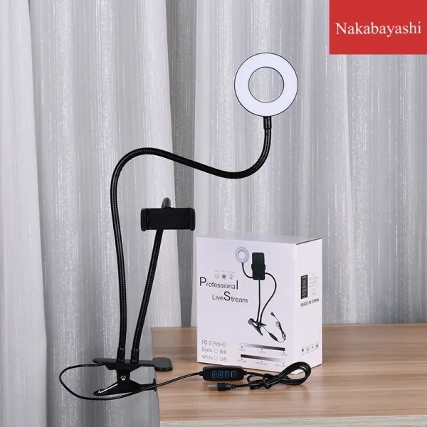 인터유 폰조명 핸드폰 라이브 Led 보광등 Sub 입 소형 집게 등불의 종류 셀카트 깁다 맨주먹기 반들 12w