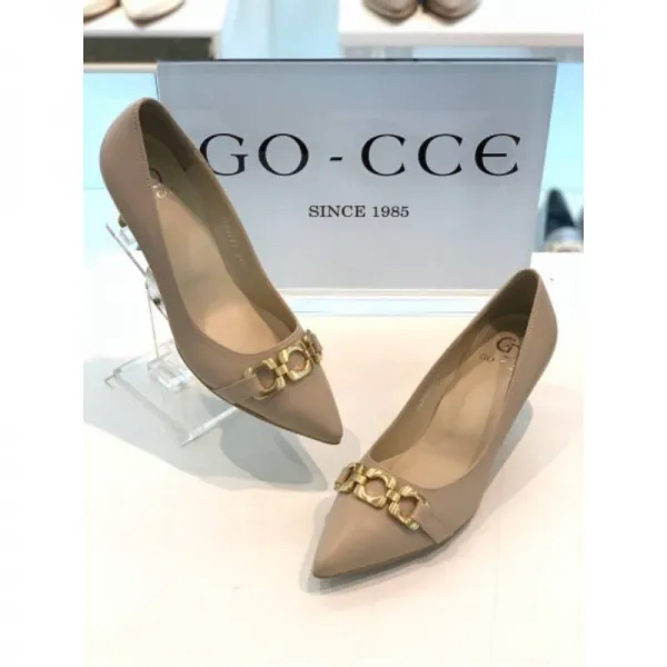 고세 HY [고세 HY] 링장식 스켈레토 슬림펌프스 IXP0233