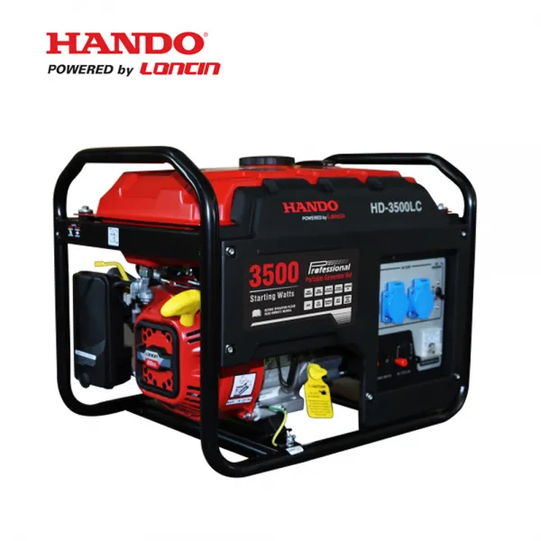 한도 론신 산업용발전기 HD-3500LC 리코일 3.1kw, 1