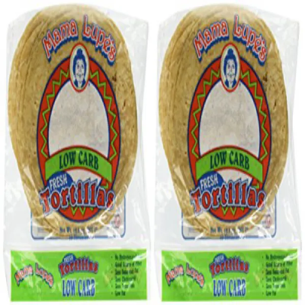 Mama Lupe Low Carb Tortillas Pack of 2 엄마 루페 저탄 수화물 톨티 야 2 개 세트, 1