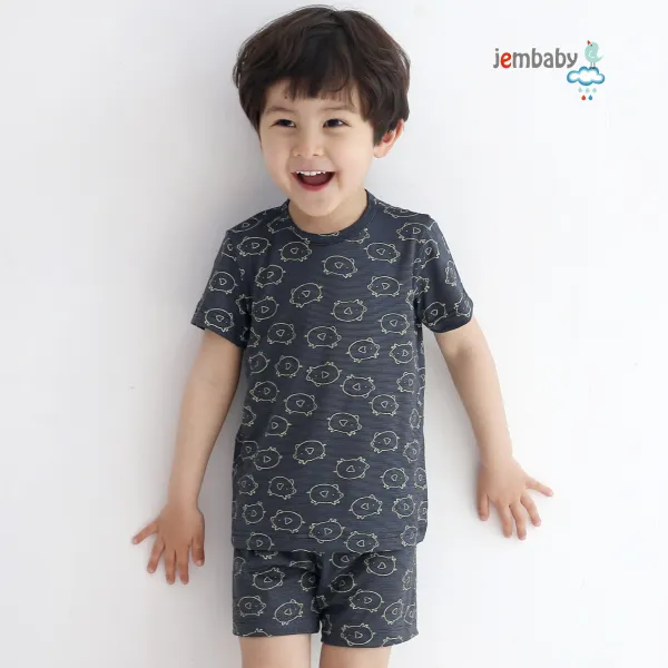 잼베이비 돼지인견 5부 찰랑찰랑 부드럽고 탄탄한 짜임에 신축성 끝판 여름최고의 상하복
