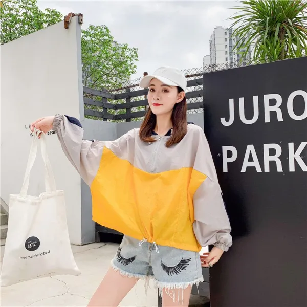 오팔오오팔 여성 여름 후드 자켓 운동 자켓 루즈핏 캐주얼 자켓07 OFO07 591714113458