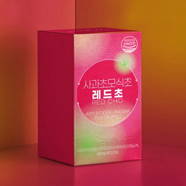사과초모식초 레드초, 60정, 3개