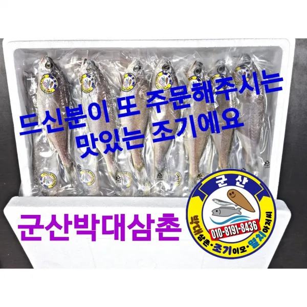 국내산 조기 생산자직접판매상품 밥맛잡아주는 기막힌생선(20~22cm)12마리 당일발송 반건조 군산조기 군산박대, 12