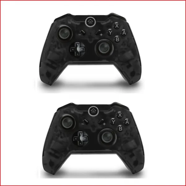 게임조이스틱 Switch Pro게임컨트롤러 블루투스 무선 진동 체감 팽이 여섯축 센서 급속히 감화, 1개, T03-2pack(블랙)