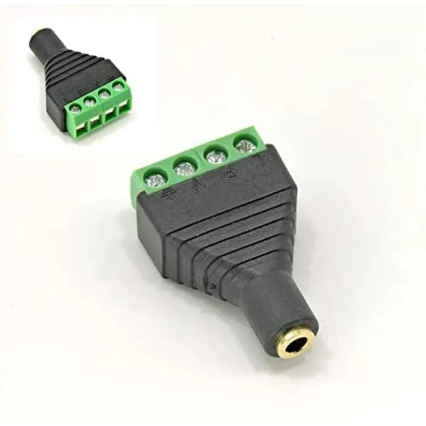 2.예상수령일 2-6일 이내 Sound Wave [자작 3.5mm 4 극 여성 어댑터] 이어폰 헤드폰 자작 변환 소켓 어댑, One Color, 상세 설명 참조0