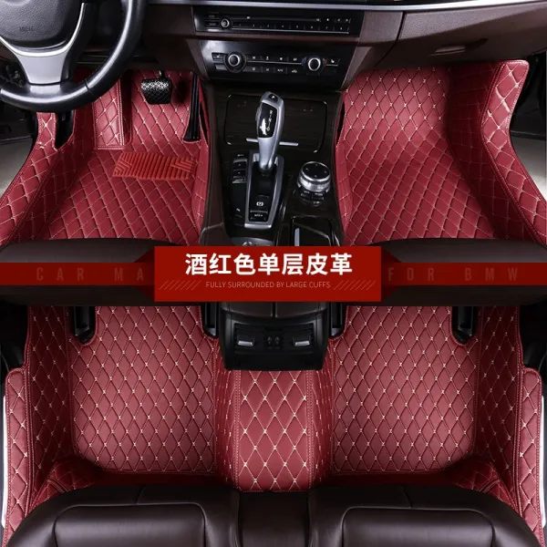 알맞은 용모 새로운 세대 Bmw X6 전용 풀 포위 자동차 발 매트 빅백 문턱 3i 4i 와인색 홑겹