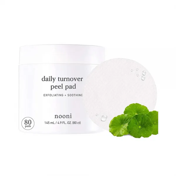 누니 턴오버 필 패드 각질 제거 NOONI Daily Turnover Peel Pads 80매입, 1개