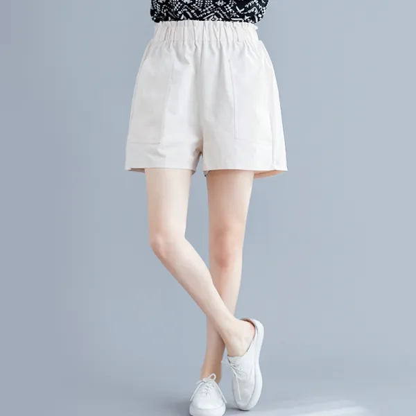  이지트렌드 여성 린넨 반바지 Fao37