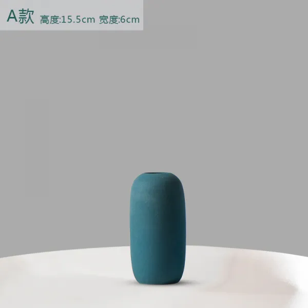 에그플래닛 직매 경덕진 도자기 화병 현대 인스 심플 크리에이티브 스몰 프레쉬 하나 차이나그린 A타입