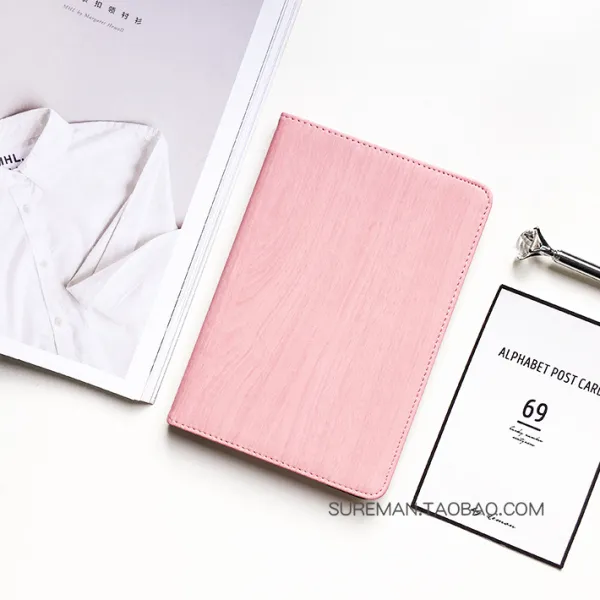 아이패드 케이스 커버 나뭇결 심플케이스 ipad case, iPad / ipad5 (air1) 핑크