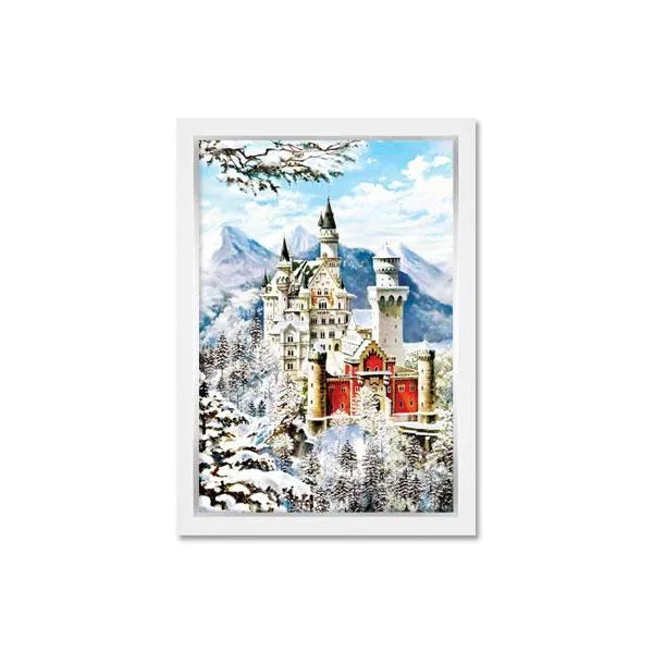 노이슈반슈타인퍼즐액자세트조각모던화이트액자설경성의액자포함 XOC+T80 직소퍼즐_01063596, 잘골라주세요, 1택할께요