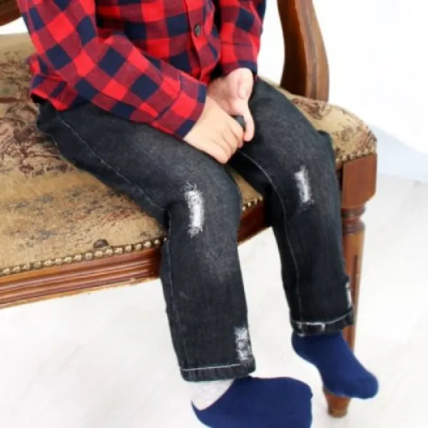  텐바이텐 보니 스티치 블랙데님 팬츠 P165