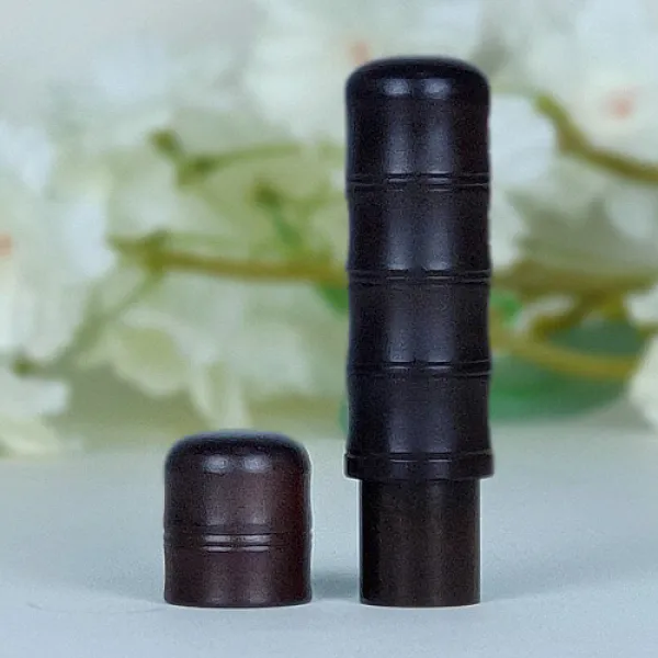 깜장 수제도장 인감도장 예쁜글씨체 개명 심플 원형도장 벽조목