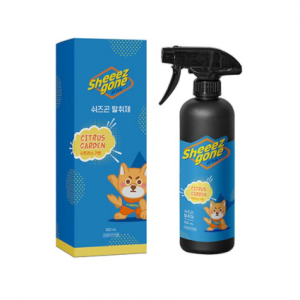 쉬즈곤 항균 탈취제 시트러스가든향, 500ml, 2개