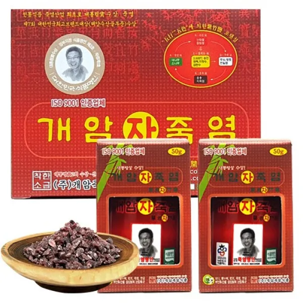 개암죽염 9회 자죽염 알갱이100g (50g*2ea), 1개, 100g