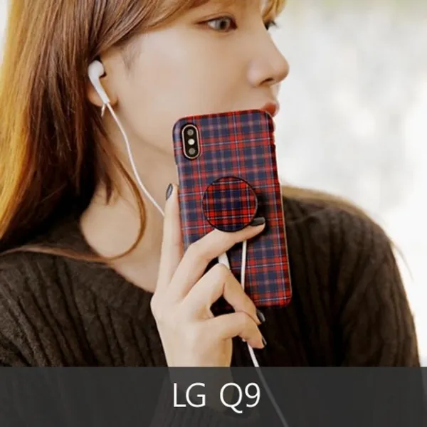 MDF7343 와프 LG Q9 WNX 핼로체크 그립톡케이스 그립톡/핸드폰핑거그립/그립케이스/스마트링, 1개, 상세페이지 참조