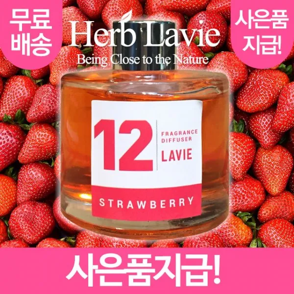 라비에 허브타임 차량용 스트로베리 (+사은품지급), 피치