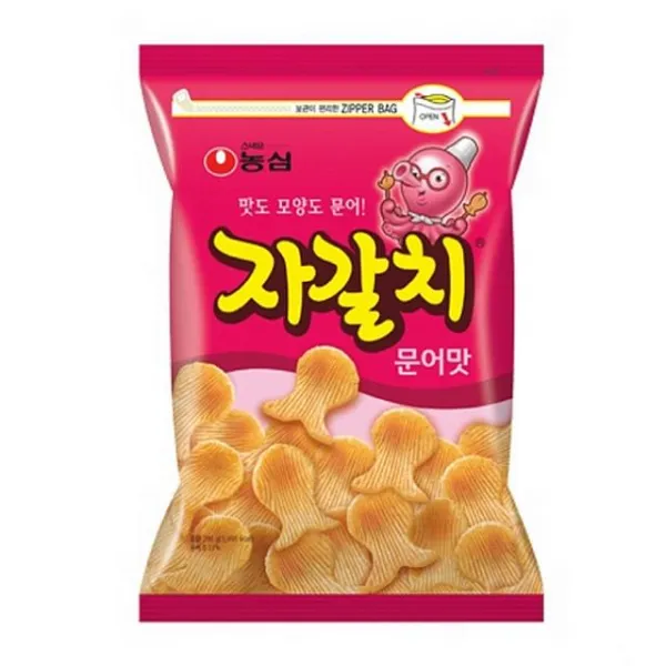 디자인그룹 티에스 농심 과자 자갈치 대 286gx8개 1박스 스낵, 1