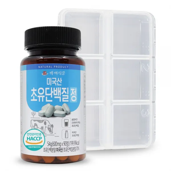 초유단백질정 미국산 600mg x 90정 3+1병 HACCP 인증제품, 4병