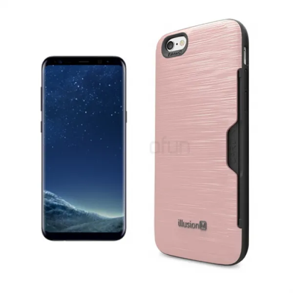  바보사랑 갤럭시s8플러스 일루션 메탈 카드 범퍼케이스 G955 