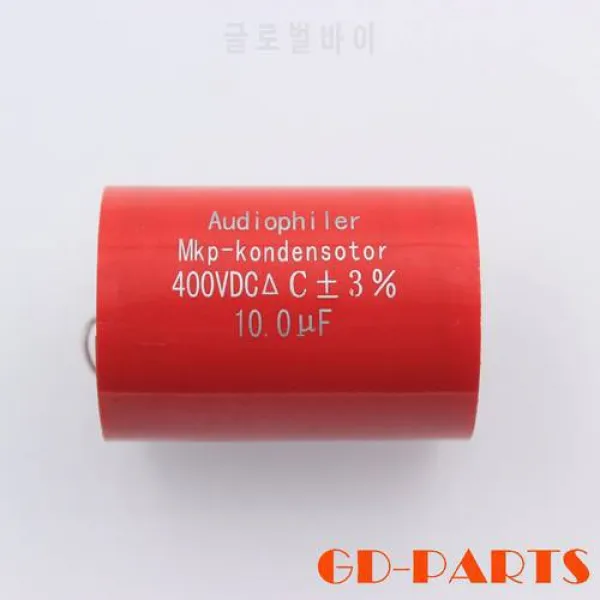400VDC 10uf 축 음향기 MKP 축전기 기타 앰프 회로 스피커 용 크로스 오버, 상세내용참조