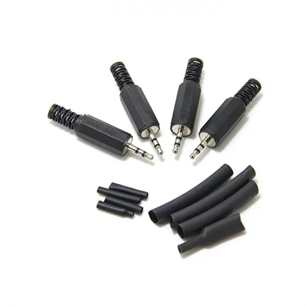 wuernine 2.5mm 플러그 자작 스테레오 초미니 수컷 4 개 이어폰 3 극 헤드폰, 자세한 내용은 참조, 자세한 내용은 참조