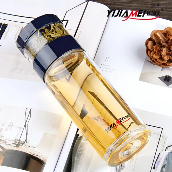 남다름 본격적 물컵 차컵 분리 필터 내열성 대용량 아빠 선물, B82 단층 유리 600 ml, 현재상품선택