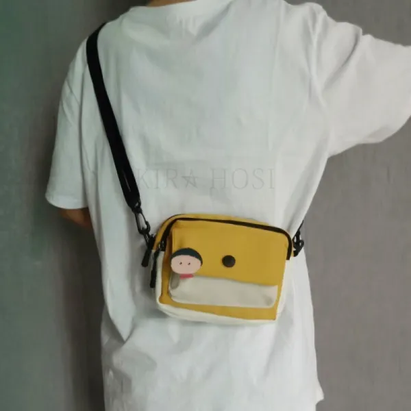 kirahosi 해달 6 여성 크로스 캔버스 에코백 여름 가방 쇼퍼 백 443 DGxsuvt