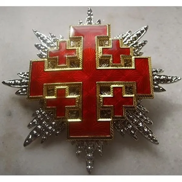 Eom 중세 크로스 기사 무덤 예루살렘 몰타 메달 전쟁은 신성한 라틴어를 건넜다. E001400leugeg41 기본 기본