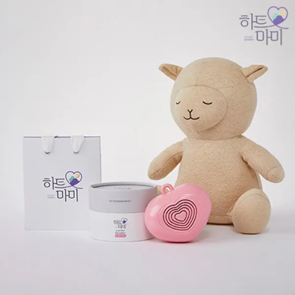 임신했을 때 꼭 받고 싶은 태교선물 하트마미, 태교교육세트(하트+인형)