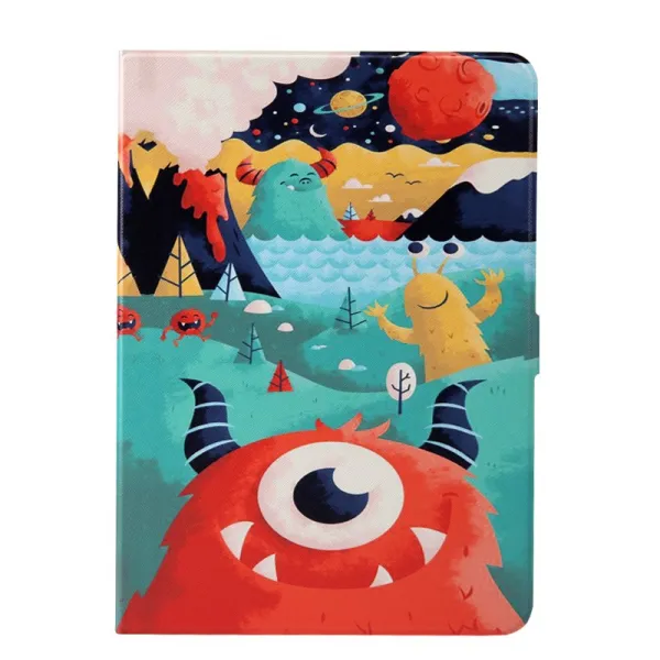 태블릿보호커버 테블릿pc케이스 IPADPRO11 보호케이스 IPADPRO129 사과폰 테블렛PC AIR3, 큰 눈망울다  강화유리 필름