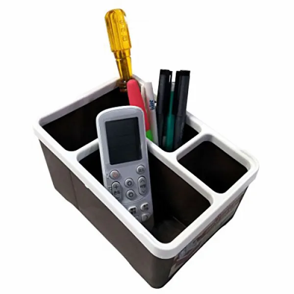 4 compartments / Locker Organizer - Pencil Pen Remote Control Holder Accessory Holder 4 개 구획 / 사물, 1