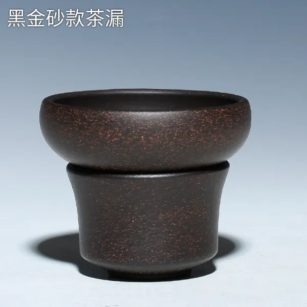 자사 여과망 찻주전자 부품 컵 수공 쿵푸 다기 가정용 의흥 차 누 공도 흑금금 1커버 여과망