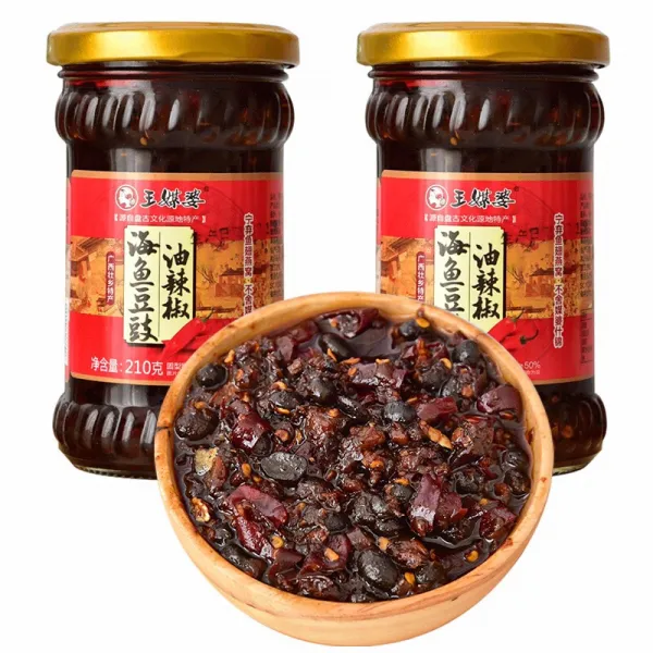 왕 중매쟁이 밥 밥 된장 고추장 210 g X2 병 광서 고추장 밥 반찬 매 운 소스 다 진 마늘 소스, 상세페이지 참조