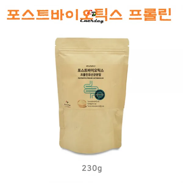 포스트바이오틱스 프리 프로 신바이오틱스 프롤린유산균 lgg 락토바실러스 차세대 유산균배양건조물 v133 유익균 19종 생유산균 230g, 1봉