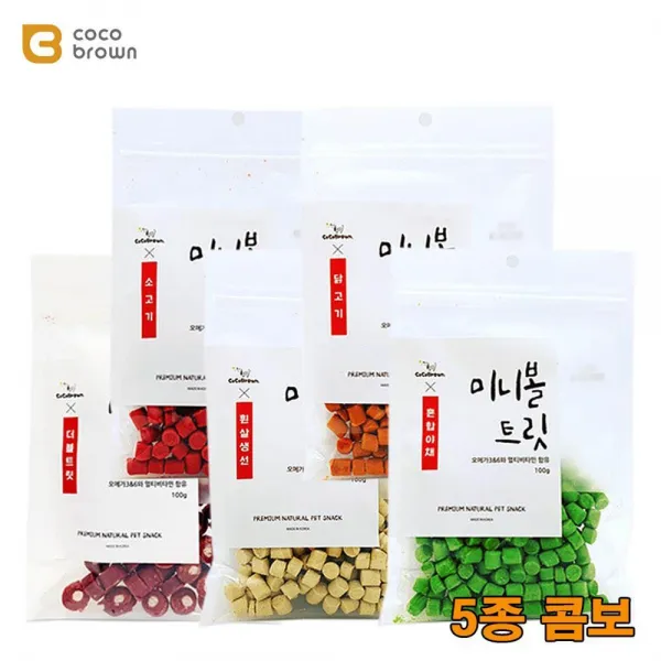 소화 애견미트간식 휘핏 개고기간식 작은개 5종콤보, 1개
