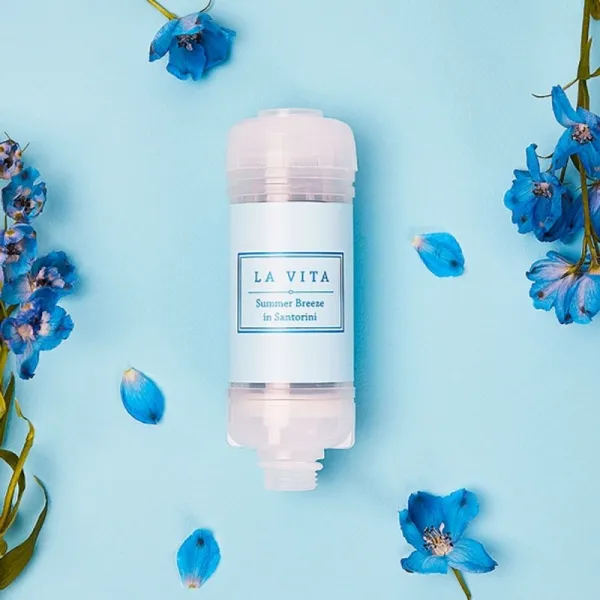  Alj_1906860 라비타 녹물제거 비타민 샤워필터 블루레몬 샤워기필터 수돗물필터 샤워기용필터 녹물제거용필터 샤워기