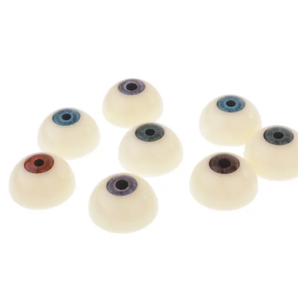 Zeyuan 5 짝 인형 곰 동물 마스크 눈 안구 30mm Diy 액세서리 만들기 As Described